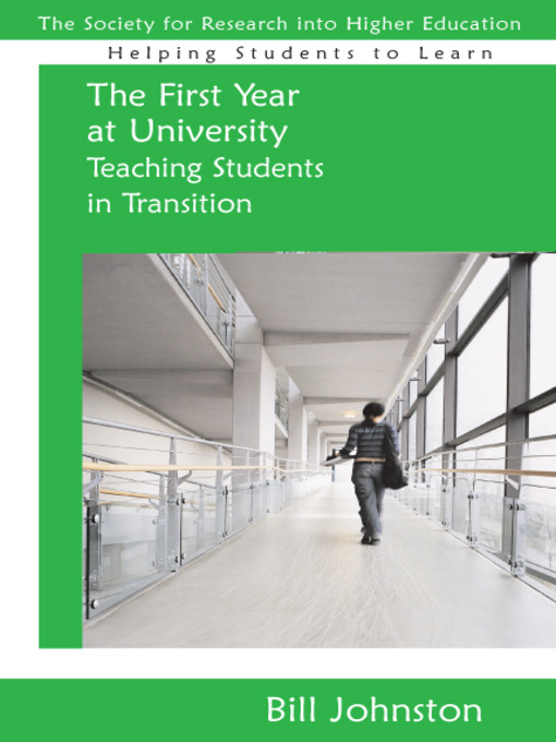 Title details for The First Year At University by Bill Johnston - Available